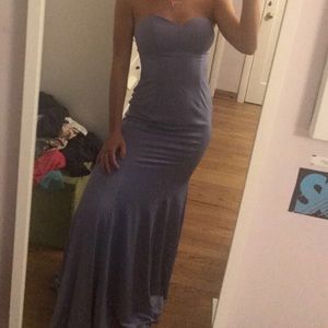 purple prom dress